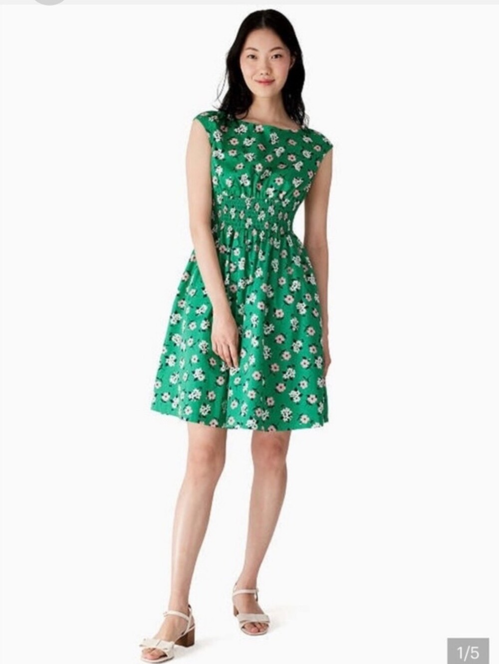 BNWT Kate Spade Lily Blooms Blaire dress M Wintergreen